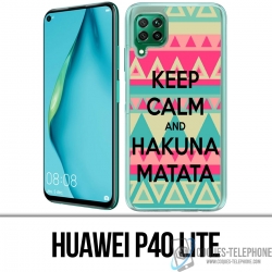 Huawei P40 Lite Case - Hakuna Mattata ruhig halten