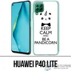 Huawei P40 Lite Case - Keep Calm Pandicorn Panda Unicorn