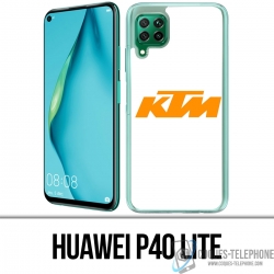 Funda Huawei P40 Lite - Logotipo Ktm Fondo Blanco