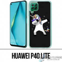 Huawei P40 Lite Case - Tupfen Einhorn
