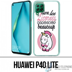 Funda Huawei P40 Lite - Unicornios