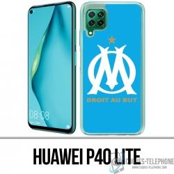 Huawei P40 Lite Case - Om Marseille Logo Blau