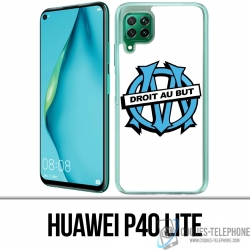 Coque Huawei P40 Lite - Logo Om Marseille Droit Au But