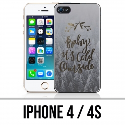 Custodia per iPhone 4 / 4S - Baby Cold Outside