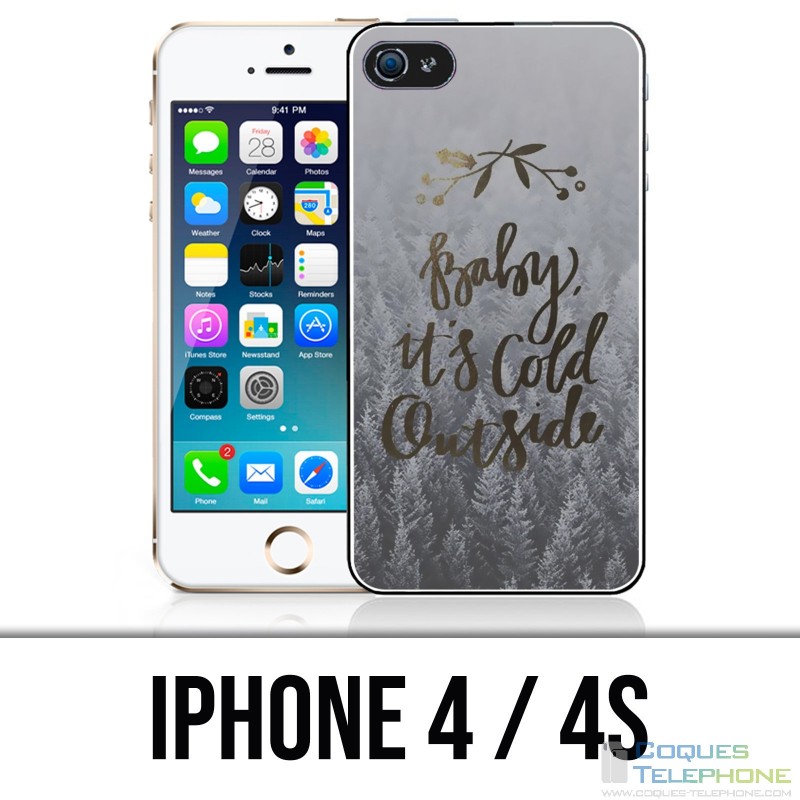 Coque iPhone 4 / 4S - Baby Cold Outside
