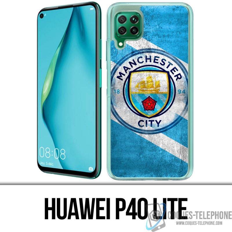 Coque Huawei P40 Lite - Manchester Football Grunge
