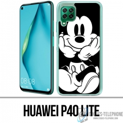 Funda para Huawei P40 Lite - Mickey blanco y negro