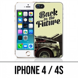 Coque iPhone 4 / 4S - Back To The Future Delorean