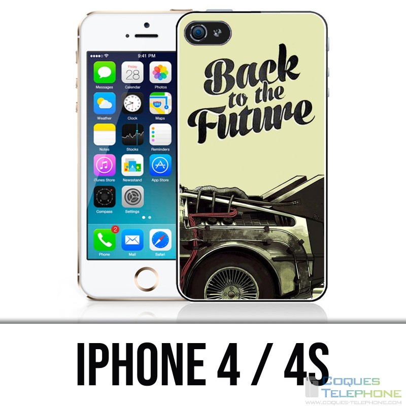 Custodia per iPhone 4 / 4S - Back To The Future Delorean