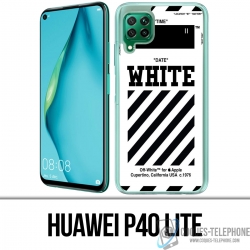Huawei P40 Lite Case - Off White White