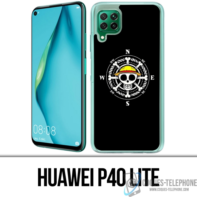 Huawei P40 Lite Case - One Piece Logo Compass