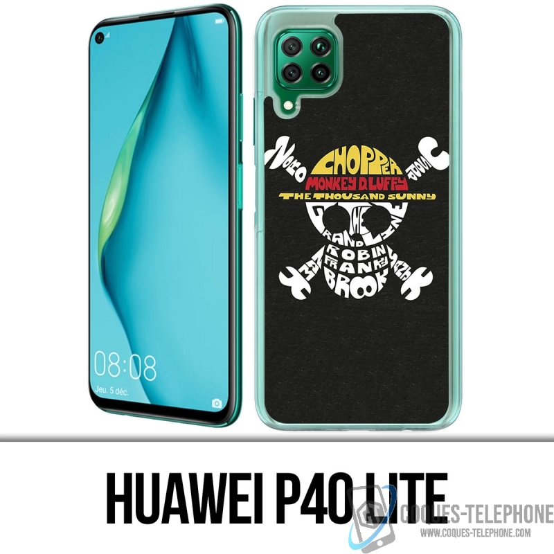 Funda Huawei P40 Lite - Nombre del logotipo de una pieza