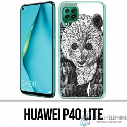 Huawei P40 Lite Case - Panda Azteque