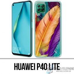 Huawei P40 Lite Case - Feathers
