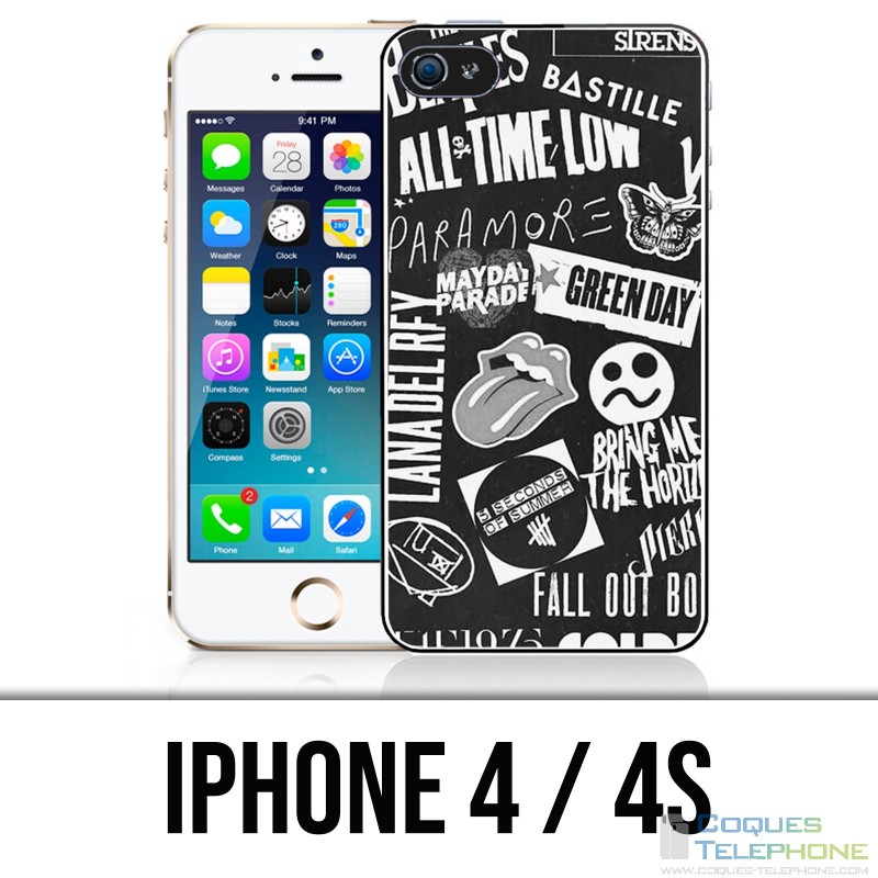 Custodia per iPhone 4 / 4S - Distintivo rock