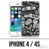 Funda iPhone 4 / 4S - Insignia Rock