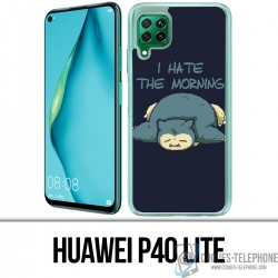 Huawei P40 Lite Case - Pokémon Snorlax Hass Morgen