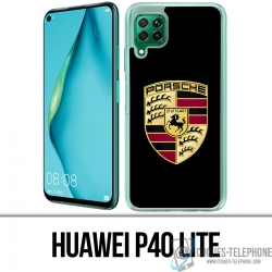 Huawei P40 Lite Case - Porsche Logo Black
