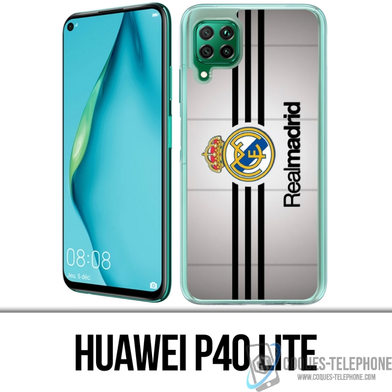 Custodia per Huawei P40 Lite - Strisce Real Madrid