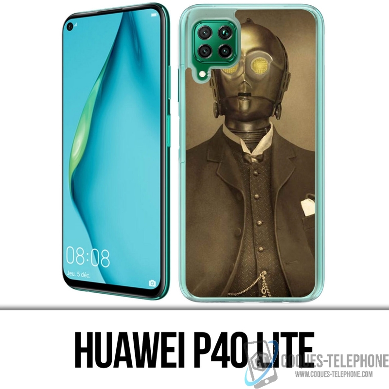 Carcasa para Huawei P40 Lite - Star Wars Vintage C3Po
