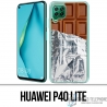 Huawei P40 Lite Case - Chocolate Alu Tablet