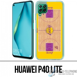 Coque Huawei P40 Lite - Terrain Besketball Lakers Nba
