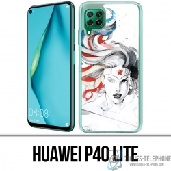 Funda Huawei P40 Lite - Arte Wonder Woman