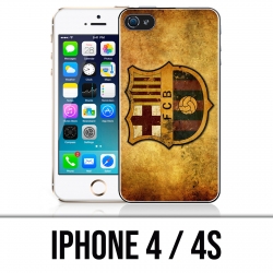 Coque iPhone 4 / 4S - Barcelone Vintage Football