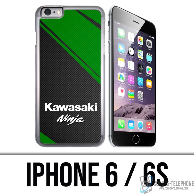 Custodia per iPhone 6 / 6S - Logo Kawasaki Ninja