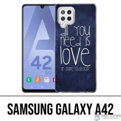 Funda Samsung Galaxy A42 - Todo lo que necesitas es chocolate