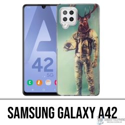 Samsung Galaxy A42 Case - Tierastronautenhirsch