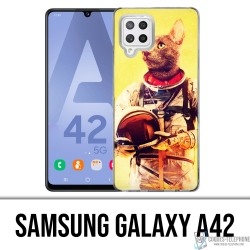 Samsung Galaxy A42 Case - Animal Astronaut Cat