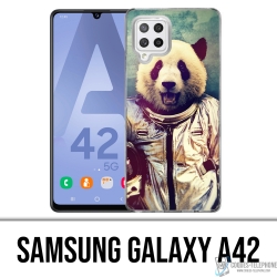 Samsung Galaxy A42 Case - Panda Astronaut Animal