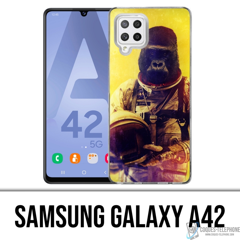 Coque Samsung Galaxy A42 - Animal Astronaute Singe
