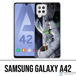 Samsung Galaxy A42 Case - Astronaut Beer