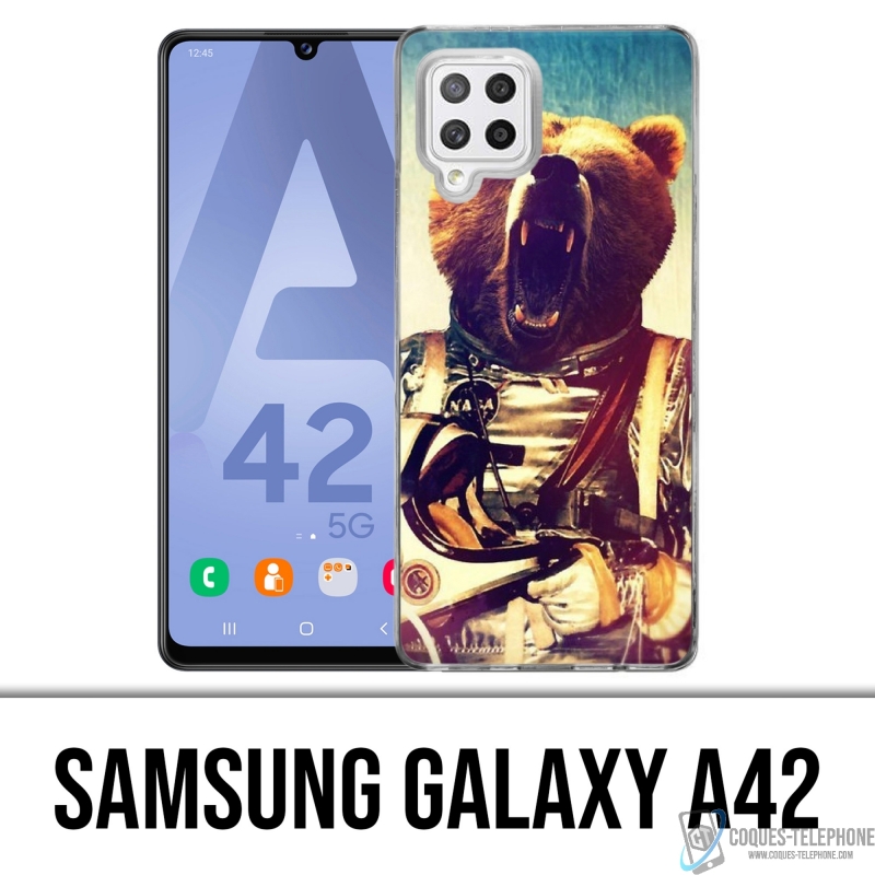Coque Samsung Galaxy A42 - Astronaute Ours