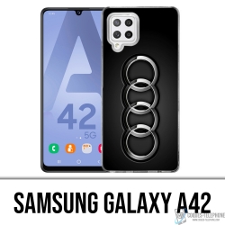 Samsung Galaxy A42 case - Audi Logo Metal