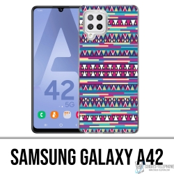 Custodia per Samsung Galaxy A42 - Rosa azteca