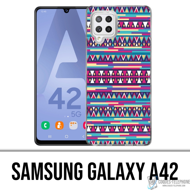 Coque Samsung Galaxy A42 - Azteque Rose