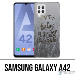 Samsung Galaxy A42 Case - Baby kalt draußen