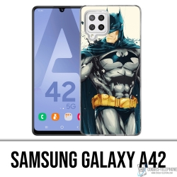 Samsung Galaxy A42 Case - Batman Paint Art