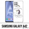 Samsung Galaxy A42 Case - Hündin bitte Einhorn Einhorn
