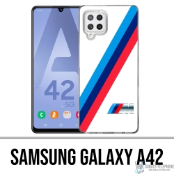 Samsung Galaxy A42 Case - Bmw M Performance White