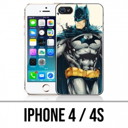 Coque iPhone 4 / 4S - Batman Paint Art