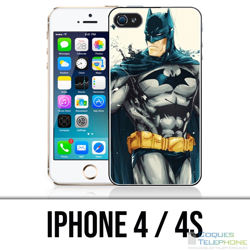 Custodia per iPhone 4 / 4S - Batman Paint Art