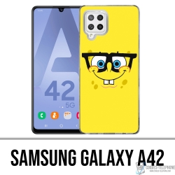 Custodia per Samsung Galaxy A42 - Occhiali SpongeBob