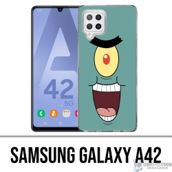 Custodia per Samsung Galaxy A42 - Sponge Bob Plankton