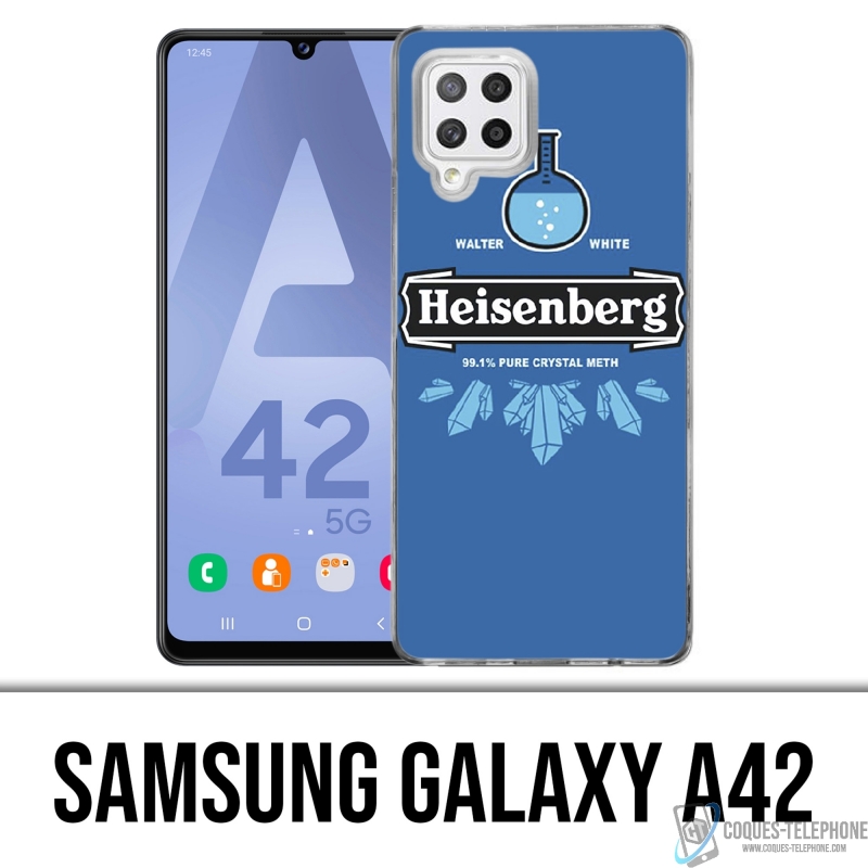 Funda Samsung Galaxy A42 - Logotipo de Braeking Bad Heisenberg
