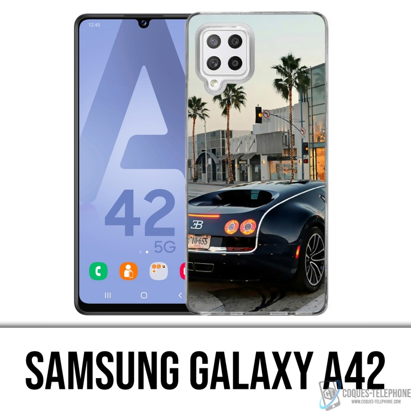 Custodia per Samsung Galaxy A42 - Bugatti Veyron City