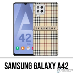 Custodia per Samsung Galaxy A42 - Burberry